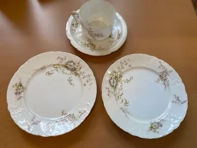 Buy Rare Vintage Sevres Cup And Saucers And Side Plates • 4.99£
