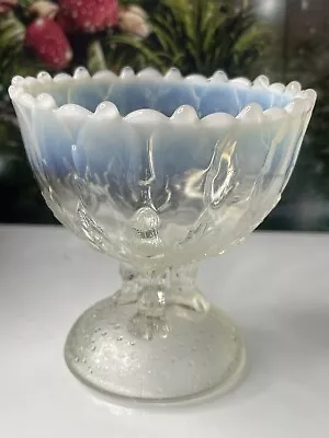 Buy FENTON 1906 Glass Footed CANDY Bowl / COMPOTE Bowl • 28.45£