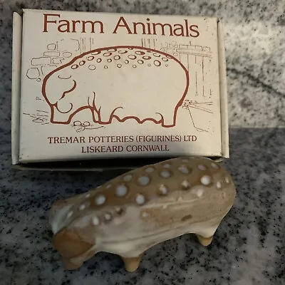 Buy Tremar Pottery Liskeard Studio Pig Figure Farm Series New Boxed • 4.99£