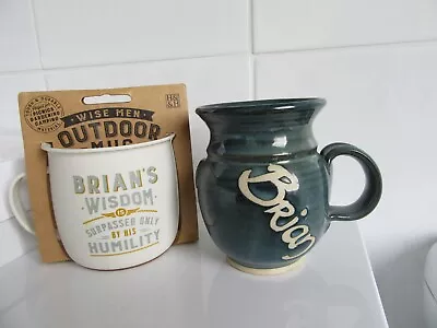 Buy 2 New Brian Mugs Green Moville Hand Crafted Irish Pottery Wise Men Outdoor Mug  • 8.75£