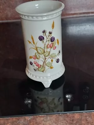 Buy Hand Painted Royal Winton Vase With Blackberry Design. H 15cm - • 4£