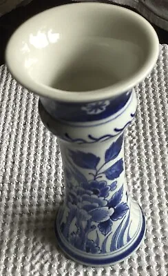 Buy Delft Blue And White Pottery Vase • 10£