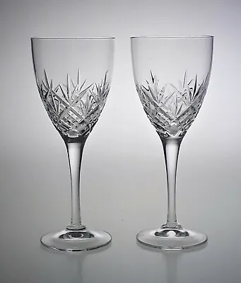 Buy M15-24. Pair Royal Doulton Hellene 17.6cm Wine Glasses - M&S Loire • 30£