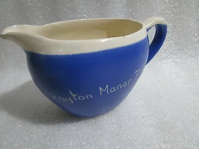 Buy Vintage Devon Blue Pottery Drayton Manor Park   Milk Creamer Jug • 3.97£