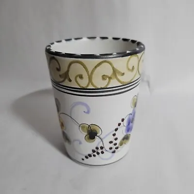 Buy Pottery Tumbler By Martan Hand Painted Made In Portugal • 4.80£