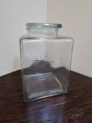 Buy Vintage Ravenhead Kilner Jar Large Heavy Glass • 19.95£