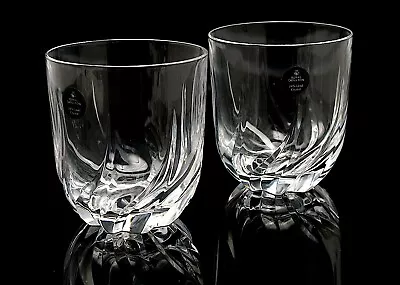 Buy Two Royal Doulton  Crystal Elegance Old Fashioned Tumbler Spirit Glasses 320ml • 28.50£