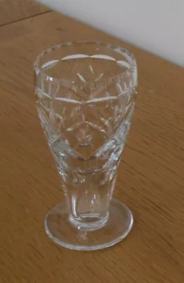 Buy Royal Doulton 'Georgian' Crystal Cut Glass Bud Vase - 11 Cm Tall - VGC • 9.95£