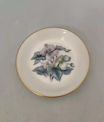 Buy Royal Worcester Floral Fine Bone China Small Trinket Dish Plate 10cm #GL • 5.99£