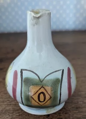 Buy Vintage Buchan Portobello Stoneware Oil Bottle Riviera Pattern Hand Painted • 3.99£