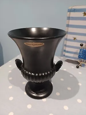 Buy Vintage Black Wedgwood Ravenstone Urn/vase Etruria & Barlaston • 20£