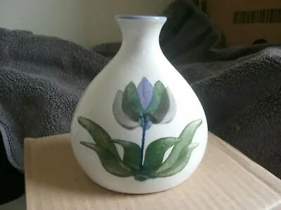 Buy Iden Art Pottery Rye Floral Design Vase 11cm High 9cm Wide Fully Marked To Base • 6£