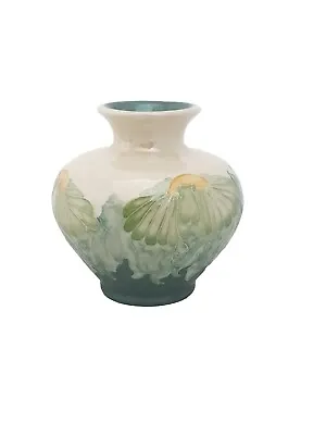 Buy Lise B Moorcroft  Moorland  Green Daisy Lustre Vase Colour Number 1 From Only 10 • 79£