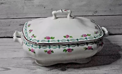 Buy Alfred Meakin Royal England Ironstone 7.5 In Square Covered Footed Serving Dish • 39.99£