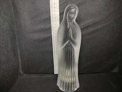 Buy Lalique Crystal Frosted Glass Virgin Mary 10.5  Sculpture Figurine 12019 • 345£
