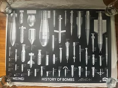 Buy Ai Weiwei Signed History Of Bombs Ed. 200 Print Mint Condition • 500£
