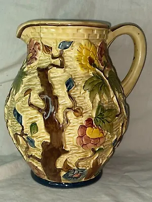 Buy  Indian Tree  Patterned Large Jug By H.J.Wood - Hand Painted Very Good Condition • 10.99£