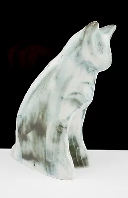 Buy Lovely Retro Carn Pottery Cornwall Seated Cat Art Pottery Sculpture • 19.99£