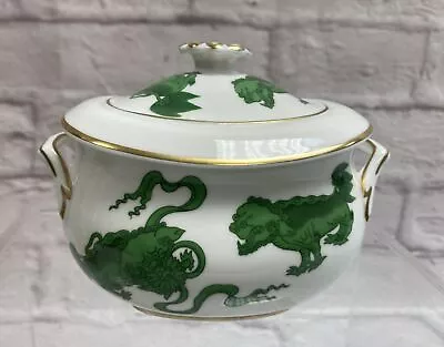 Buy Wedgewood Green Chinese Tigers R4501 Sugar Bowl RARE UK Seller Immaculate Cond! • 99.99£