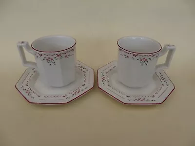 Buy Johnson Brothers  Madison  2 Coffee Mugs & 2 Side Plates. • 17.50£
