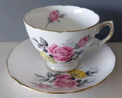 Buy Royal Vale Ridgway Potteries Ltd Teacup And Saucer Bone China Made In England • 4.99£