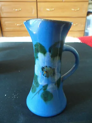 Buy Devonware Pottery Lemon&crute Jug Blue With Flower. 6 Ins Tall. Good. • 11£