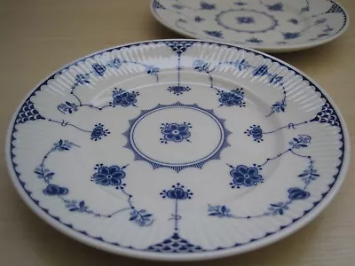 Buy 2 X Johnson Brothers Pottery Blue Denmark Pattern Six Inch Tea Side Plates • 12£