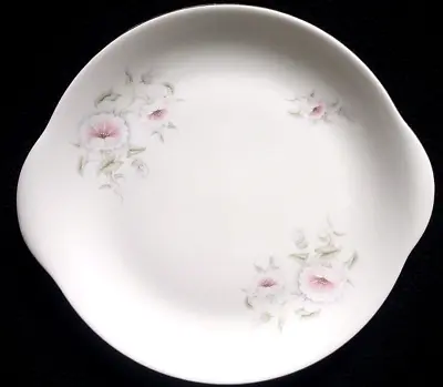 Buy Nanrich Pottery Jason Works 10¾ In Round Eared Pink Trailing Flowers Cake Plate • 8.99£