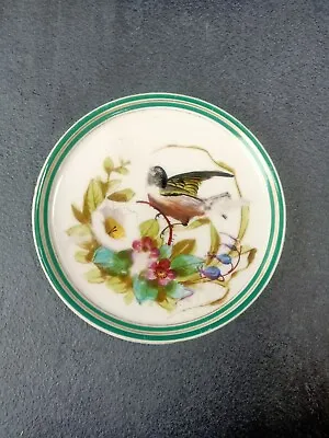 Buy Antique Victorian / Edwardian Spode Type China Teapot Stand - Wild Birds • 14.50£