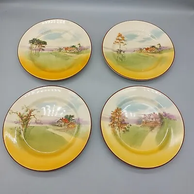 Buy Royal Doulton Countryside Cottage Ware Rack Plates X4 • 30£