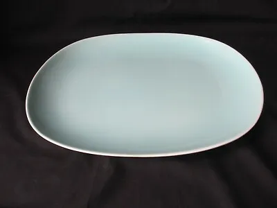 Buy Poole Pottery Twintone, Oblong Serving Plate, Ice Green ,good  Used Condition • 14.50£