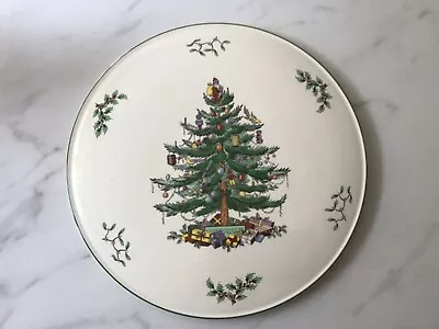 Buy Spode Pottery - Christmas Tree Design  - Large Cake P Late • 15£