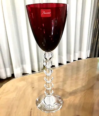 Buy Baccarat Vega Fortissimo Tall Wine Red Crystal Glass With Box • 203.49£