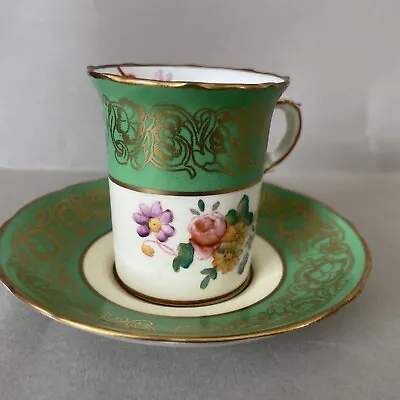 Buy ANTIQUE HAMMERSLEY & Co COFFEE CAN AND SAUCER, SOME DAMAGE • 8£
