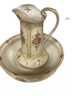 Buy Crown Devon Fielding Wash Jug And Basin Large Edwardian (1913 Collect Please • 115£