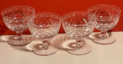 Buy Set Of 4 Tudor Crystal   Seymour  Sundae Glasses, Tableware, Glassware, Vintage • 20.99£