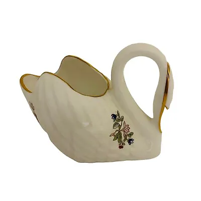 Buy Creamer Jug Royal Tara Ireland Swan Ornament Pitcher Fine Bone China Floral • 4.99£