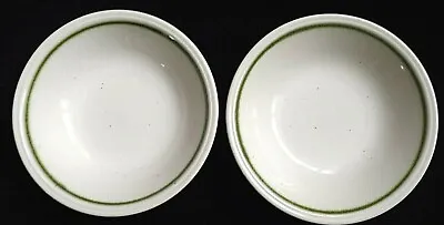 Buy Biltons Tableware Staffs White + Green Line To Outer Edge 6¾ Inch Bowls X 2  • 10.99£