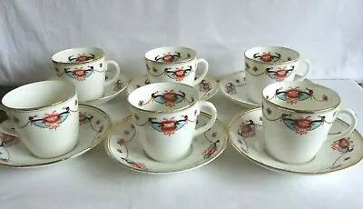 Buy Vintage  Stanley  China Six Cups Saucers Plates Good Condition  • 21£