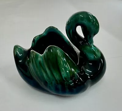 Buy Vintage Canadian Blue Mountain Pottery Swan Planter Bowl Ornament • 4£