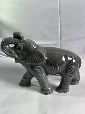 Buy Vintage Studio Pottery Elephant Figurine Statue Ornament • 3.99£