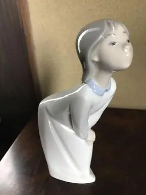 Buy Lladro Liadro Figurine Pottery Girl Kiss Doll • 149.84£