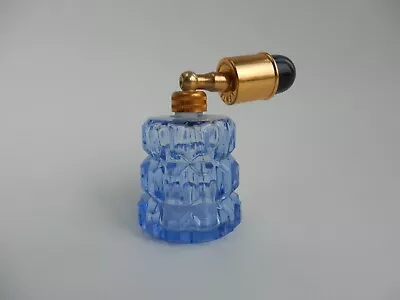 Buy Vintage Blue Glass Perfume Atomiser • 2.99£