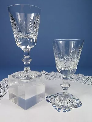 Buy 2 Vintage Edinburgh Crystal Liqueur Glasses Star Of Edinburgh 11.7cm 2nd Quality • 12.99£