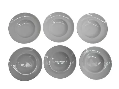 Buy Thomas Rosenthal Group Amici 8 Inch White Individual Pasta Bowls Set Of 6 • 67.49£