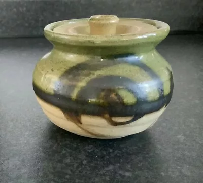 Buy Stunning Vintage Moffat Of Scotland Abstract Swirl Designed Lidded Stoneware Pot • 9.95£