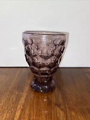 Buy Vintage 1960’s Imperial Glass Provincial Amethyst  Footed Juice 5-1/2” Glass • 10.13£