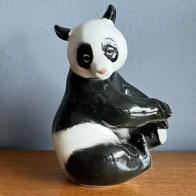 Buy Vintage Porcelain Lomonosov Made In USSR Panda Ornament Ceramic • 8£