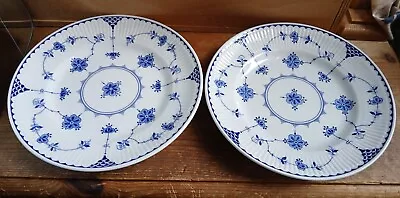 Buy Johnson Bros - Denmark - Blue And White - Side Plates X2 - USED • 9.95£