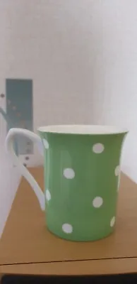 Buy Cath Kidston By Queens Mug Green Spot Spotted Small Coffee Cup Tea Drink • 4£
